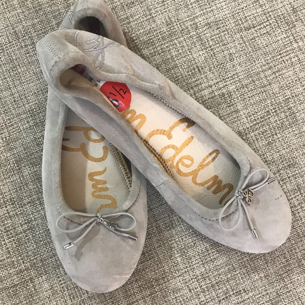 BNWT- Sam Edelman Felicia Genuine Suede Ballerina Flats (6.5)